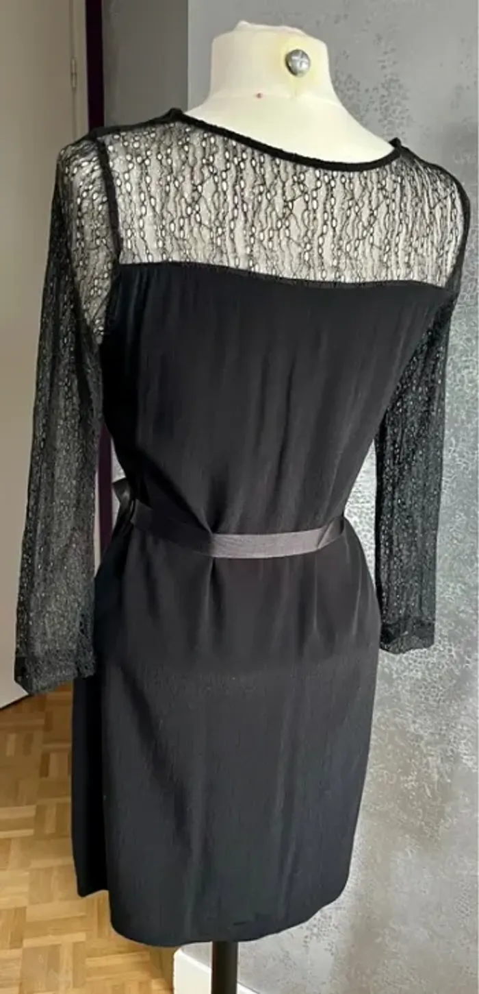 Robe noire manche 3/4 - photo numéro 2