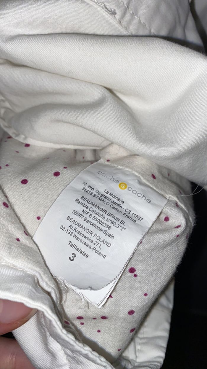 Veste blanche - photo numéro 3