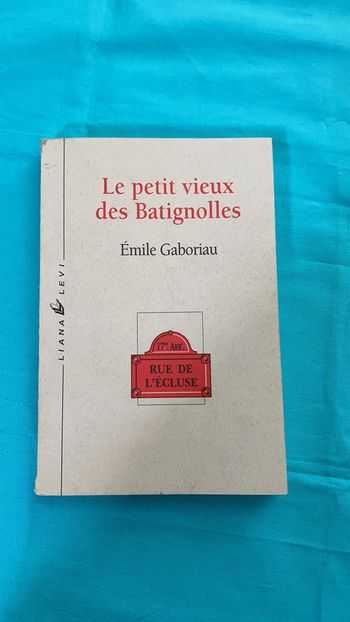 Livre Le petit vieux des batignolles