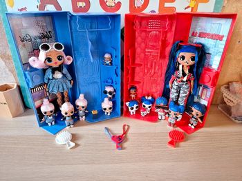 Poupées Uptown girl et Downtown family lol surprise