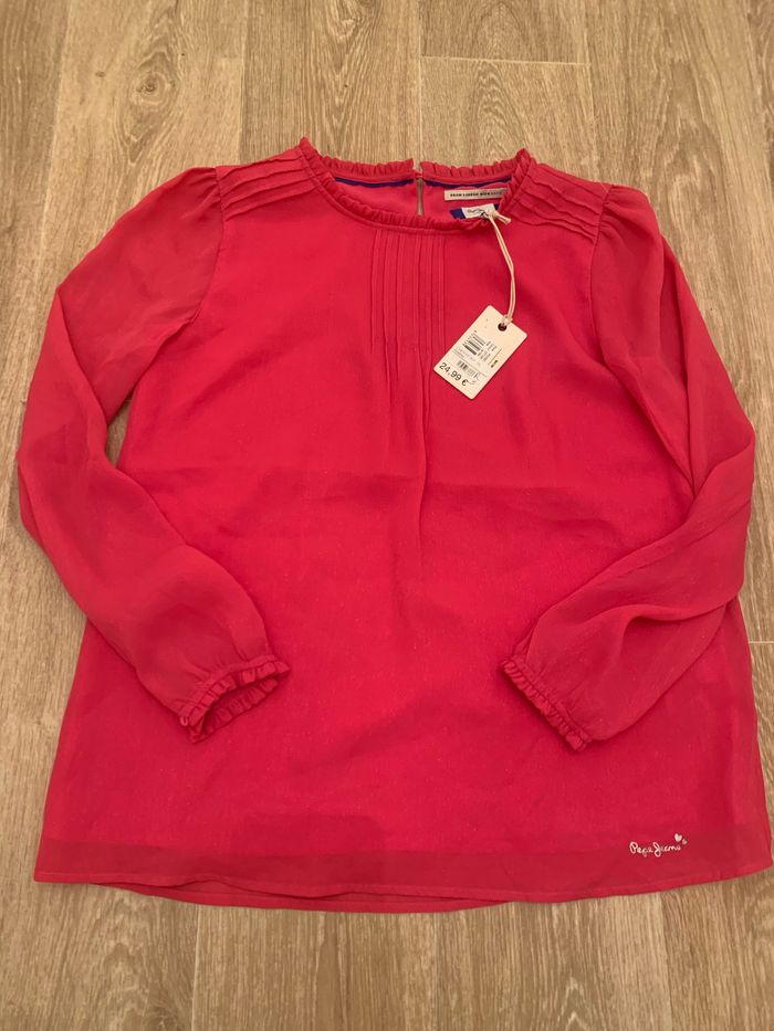 Chemisier fille rose pepe jeans - photo numéro 8