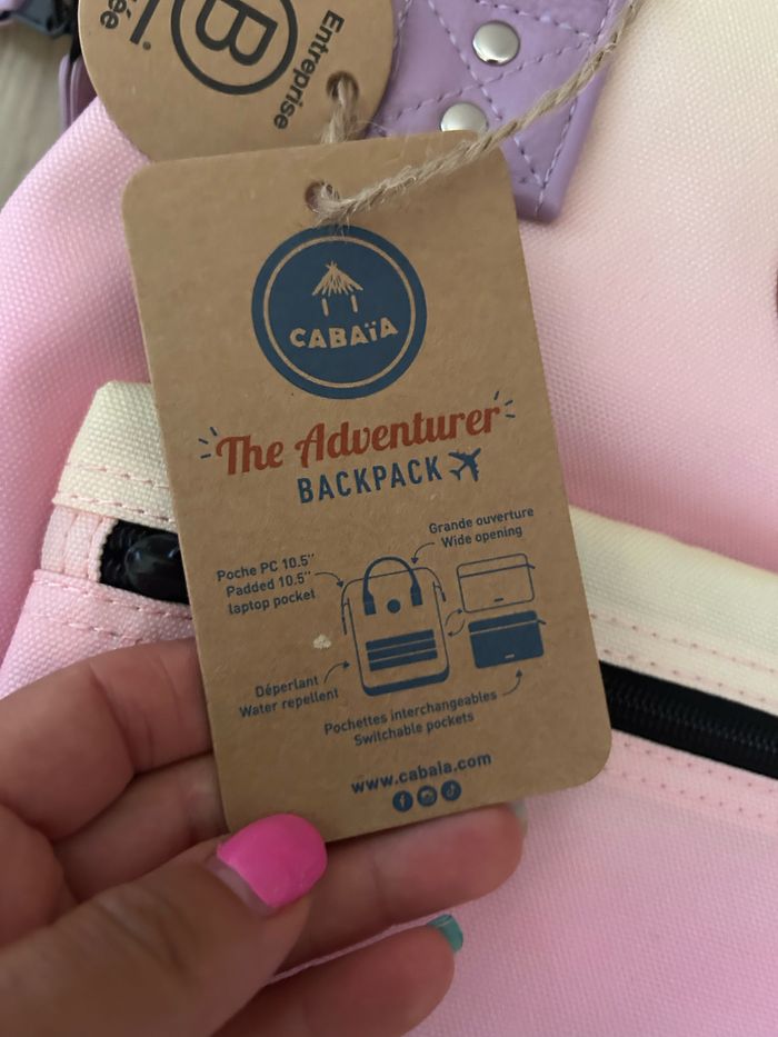 🌸🎒 Sac à dos Cabaïa Adventurer Small Phoenix Neuf avec Étiquette couleur Pastel 🎒🌸 - photo numéro 2