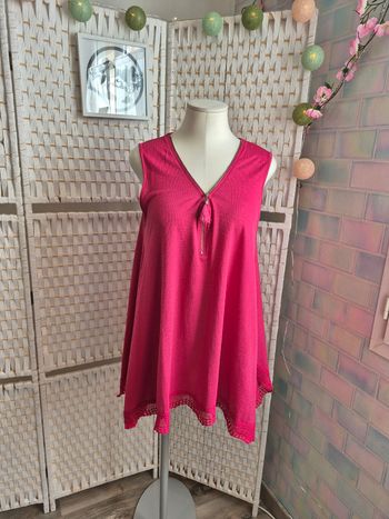 Joli top / tunique fuchsia Boho Chic mosquitos femme TM / 38