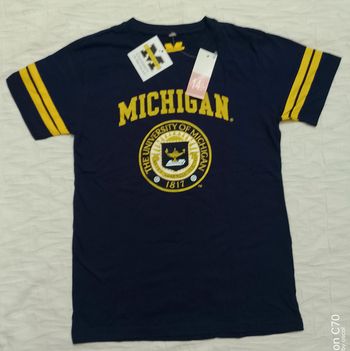 University of Michigan t shirt haut manches courtes