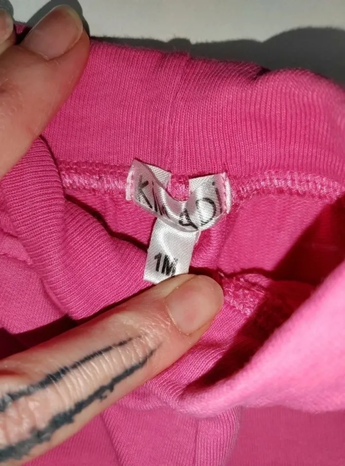 Pantalon rose - Taille 1 mois - Panda - photo numéro 2