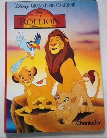 Livre LE ROI LION
