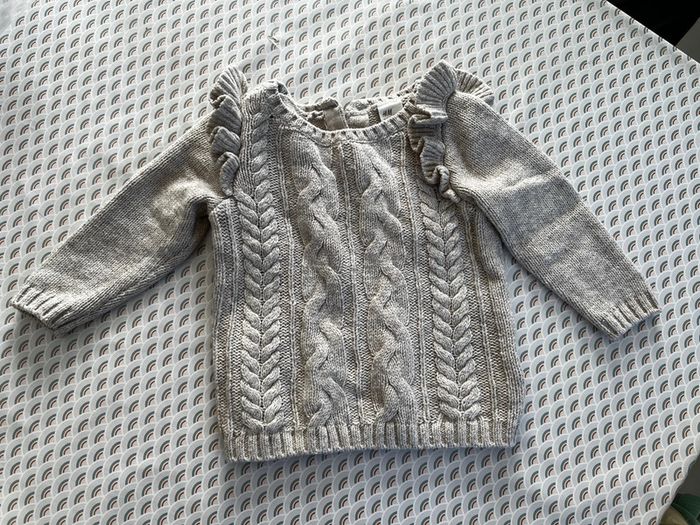 Pull tricot bébé H&M taille 68cm 6 mois