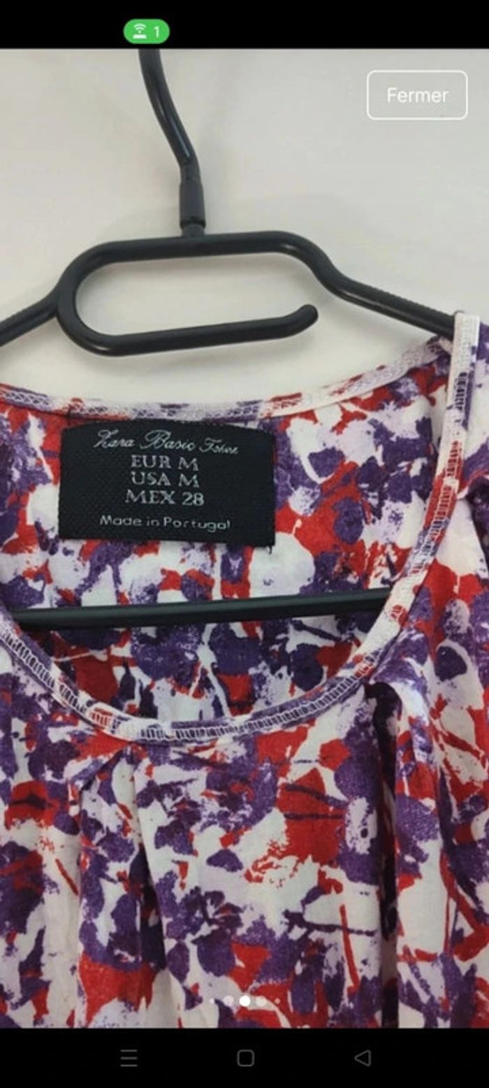 Jolie Haut d'été Zara Tendance - photo numéro 2