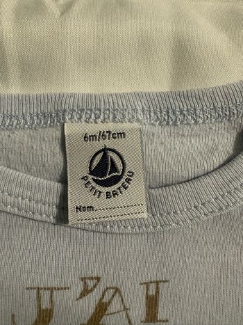 T shirt petit bateau 6 mois 