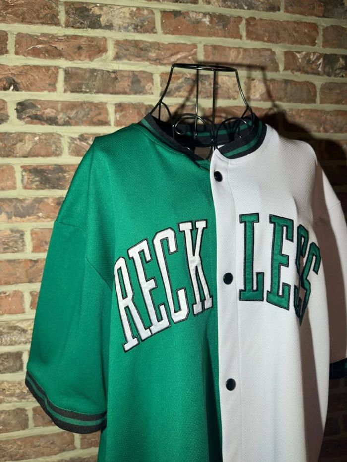 Chemise Style Baseball Reckless FSBN Taille L / 40 - photo numéro 5