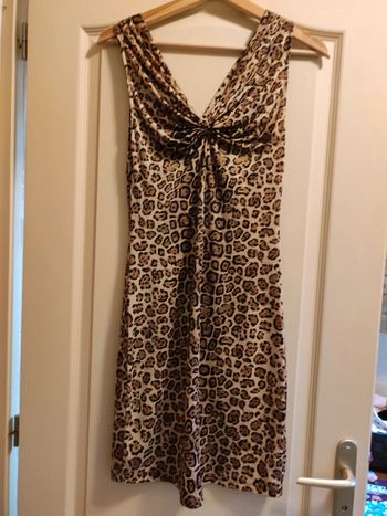 robe panthere marron