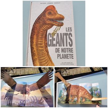 Livre pop-up Les Géants de notre planète,  éditions Ouest-France
