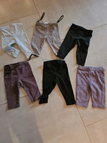 Lot leggings 6mois