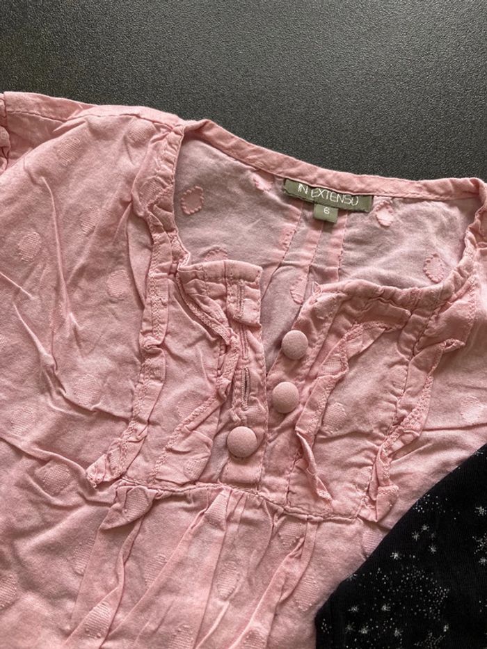 Lot ensemble tunique haut vêtement enfant fille taille 6 ans - photo numéro 4