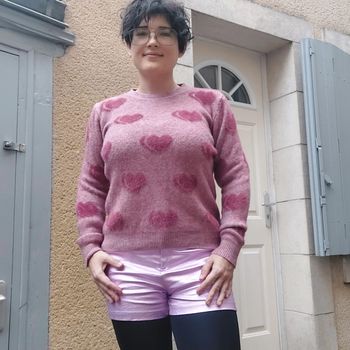 Magnifique pull très confortable pour M/L