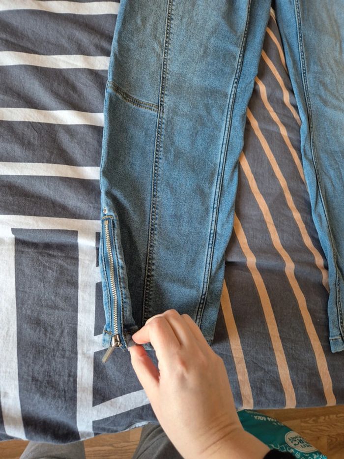 Jeans 3/4 taille 44 - photo numéro 2