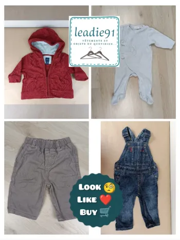 4 vêtements garçon 3 / 6 mois