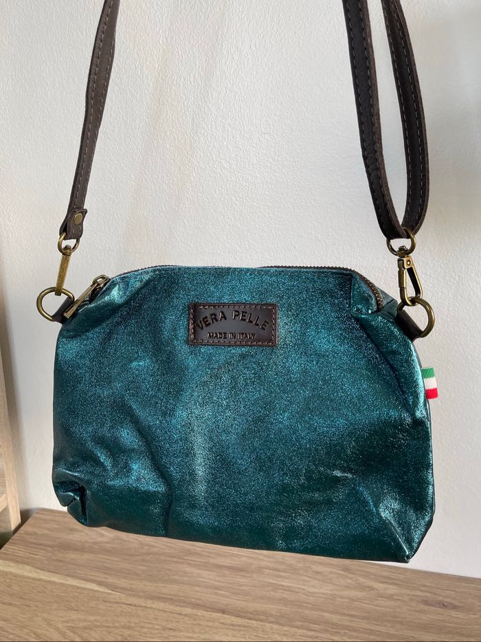 Sac à main en cuir italien multi fonctions - photo numéro 7