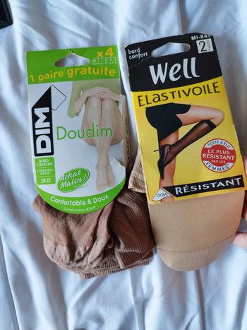 Lot de 6 mi- bas taille 35/41
