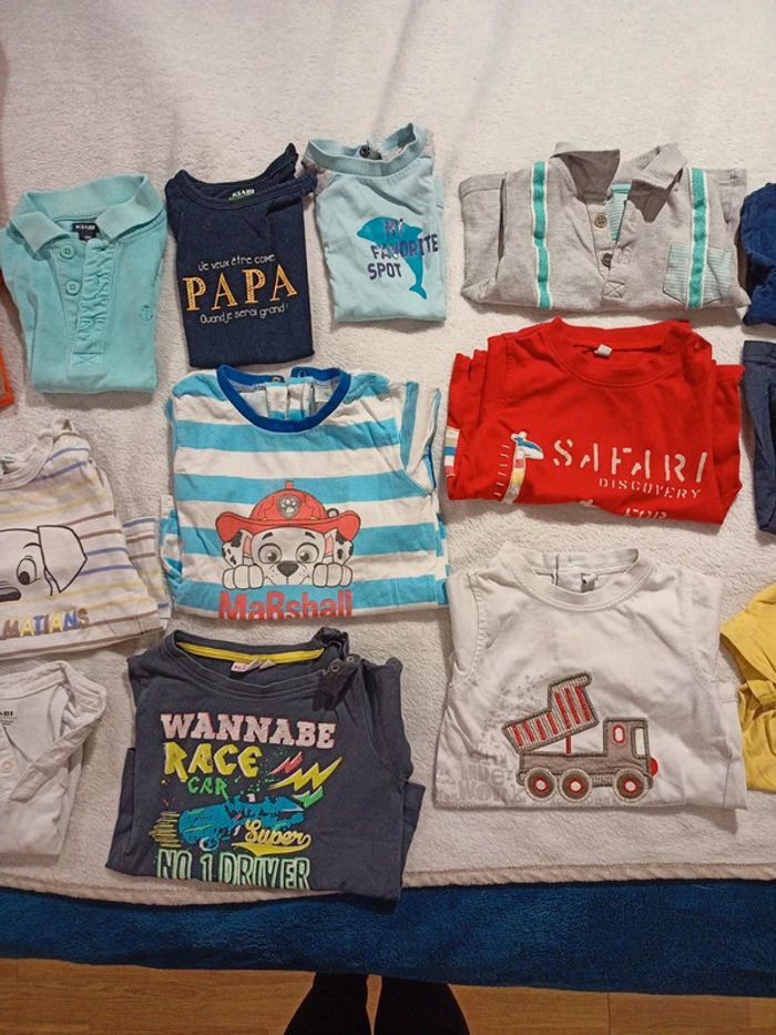 Lot t-shirt 18 mois - photo numéro 4