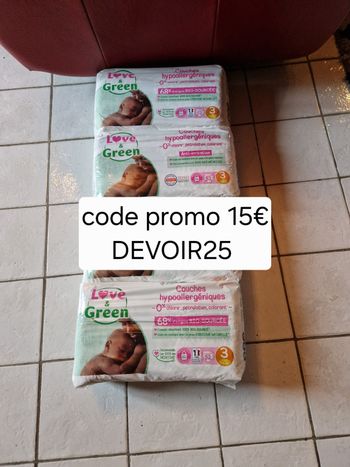 208 couches Love and Green taille 3
