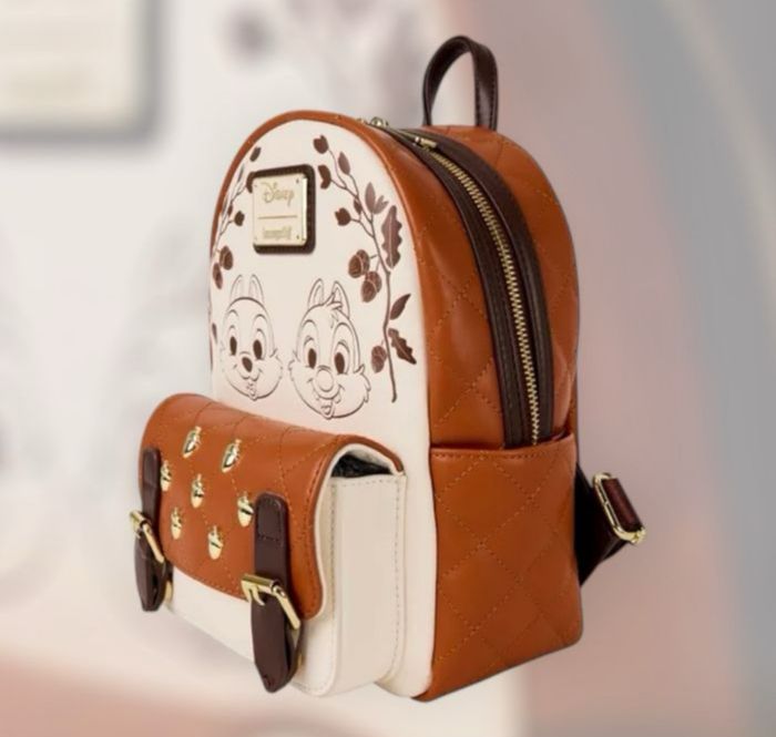 Loungefly Mini Sac A Dos Chip And Dale Tic Et Tac Quilted - photo numéro 2