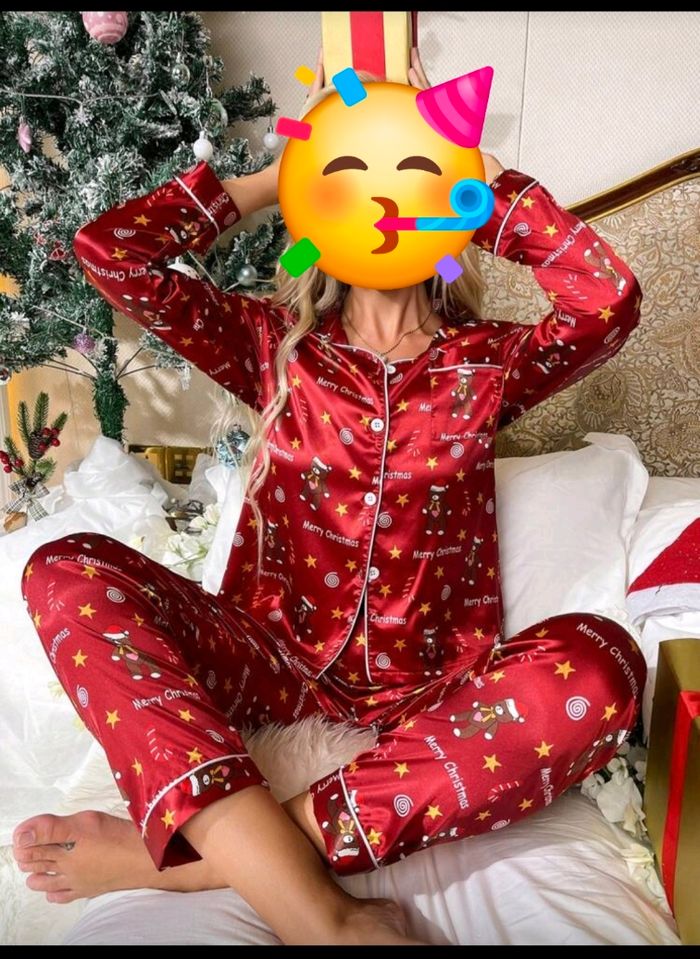 Pyjama satin pour Noël - photo numéro 3