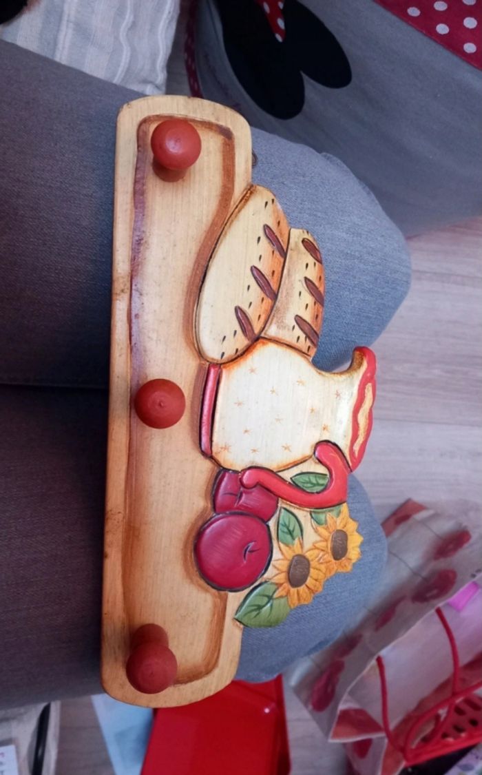 Accroche torchons bois