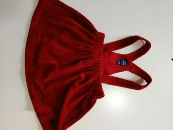 Robe bb en velour côtelé