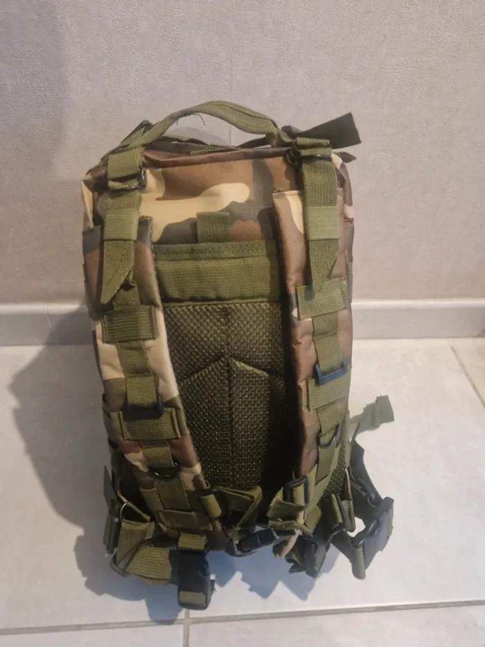 Sac à dos multipoches tactique camouflage 30l - photo numéro 5