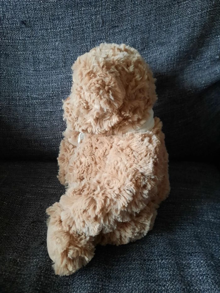 Ours marron avec nœud blanc bukowski - photo numéro 2