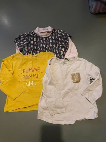 Lot t shirts manches longues 23 mois