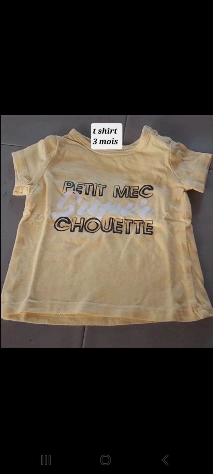 Tshirt 3 mois kiabi