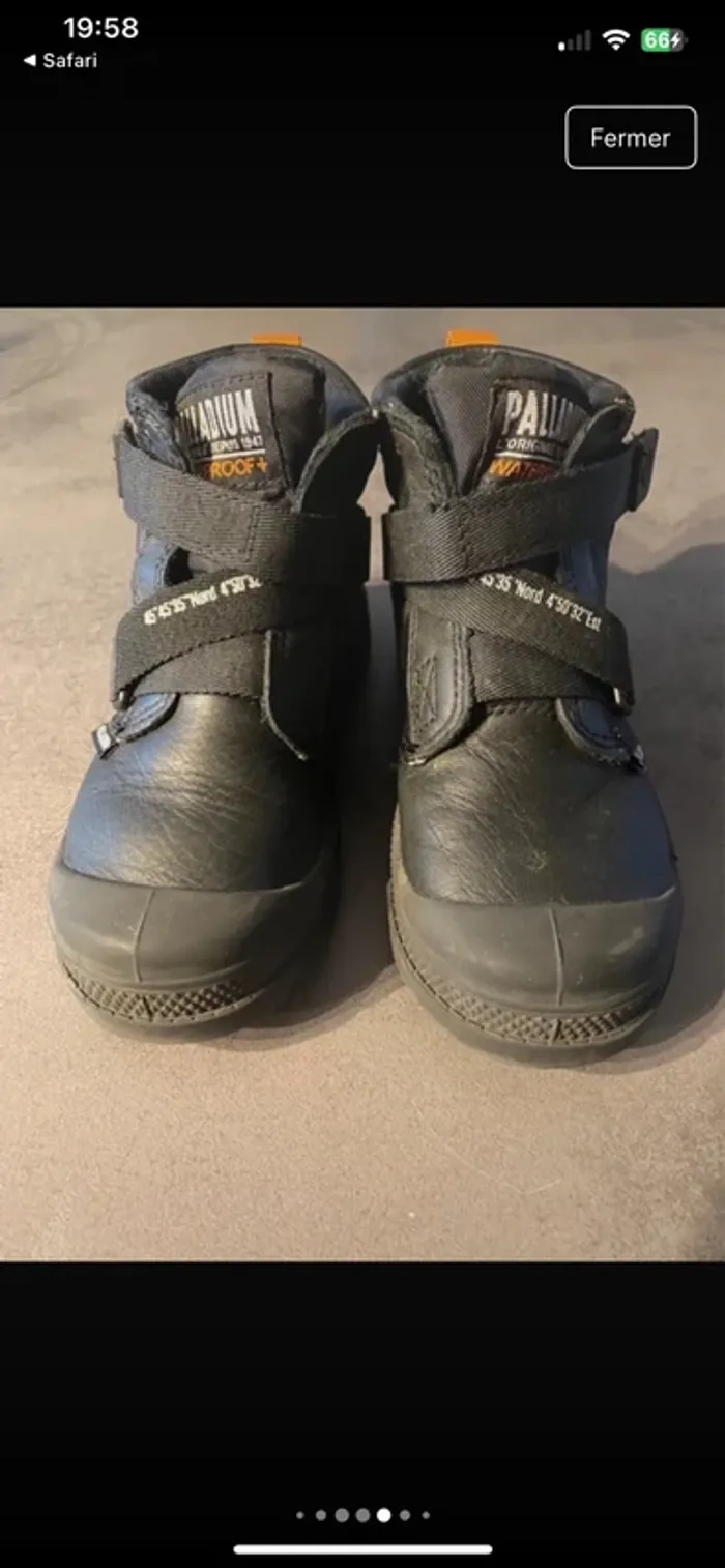 Palladium noire taille 29 - photo numéro 5