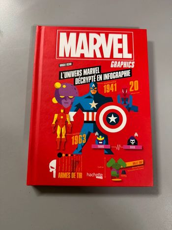 Livre Marvel Graphics: L'univers des comics Marvel décrypté en infographie