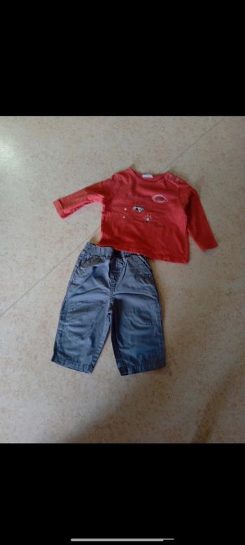 Ensemble garçon taille 6 mois