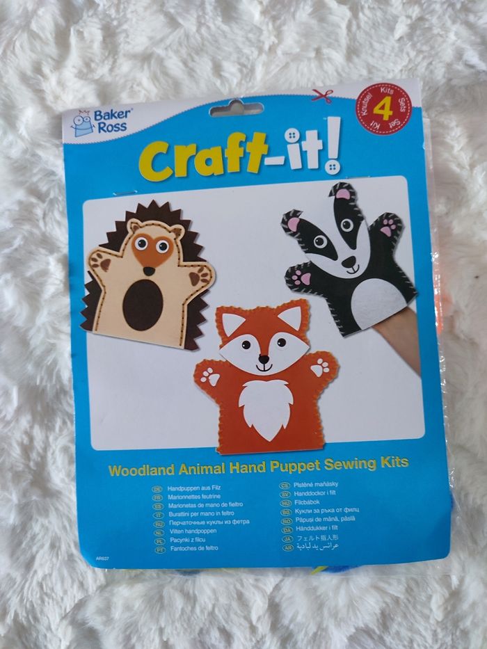 Kit créatif marionnette restant 3 à faire