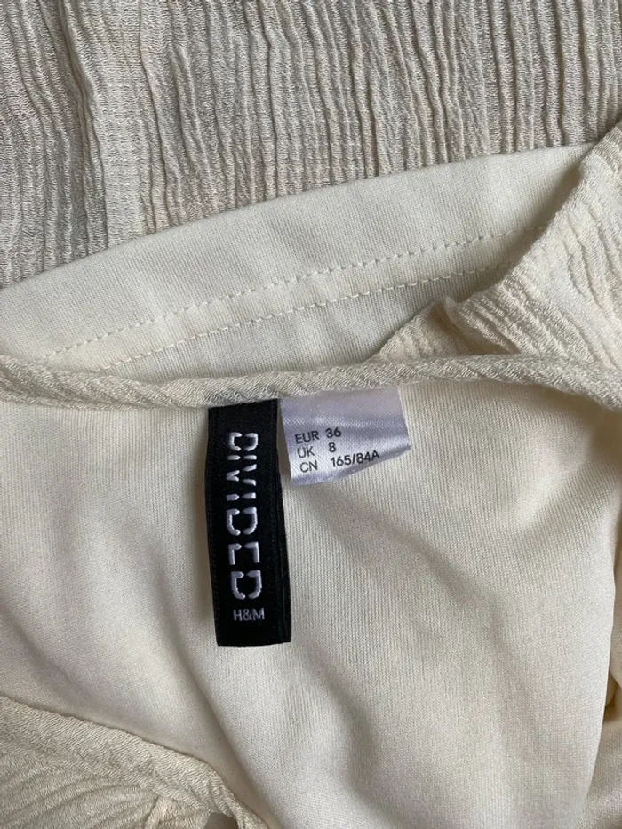 Mini robe crème H&M - photo numéro 5