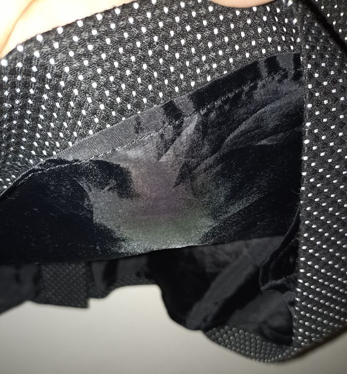 Jupe Mini Chic Etam - Points Blancs & Boutons Déco - photo numéro 5