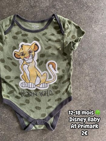 Body 🍀 12-18 mois 🍀 Disney Baby