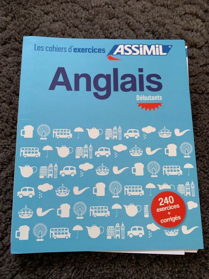 Cahier exercices anglais