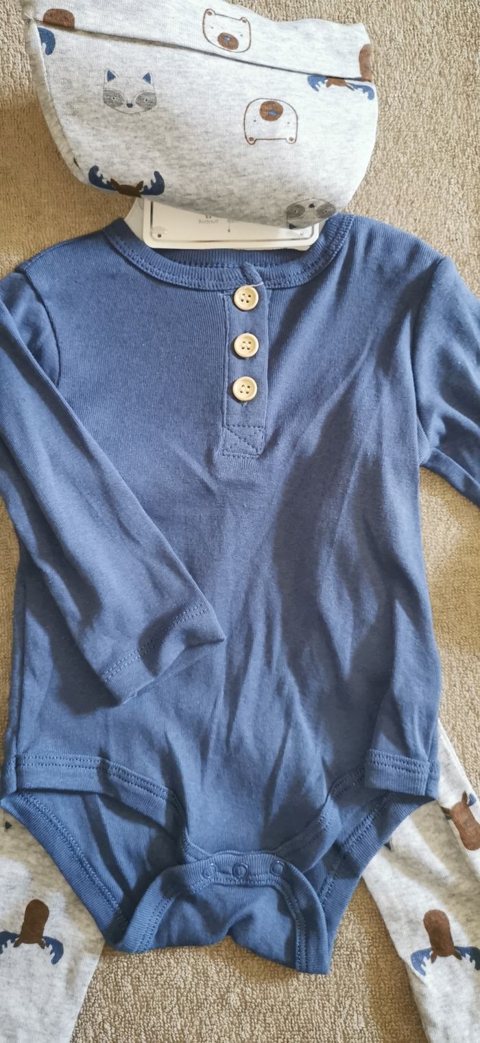 Set 3 Pièces Neuf Bébé Garçon Taille 6 à 9 Mois - photo numéro 4