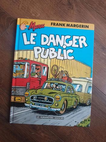 Bande  dessinée Manu  le  danger  public