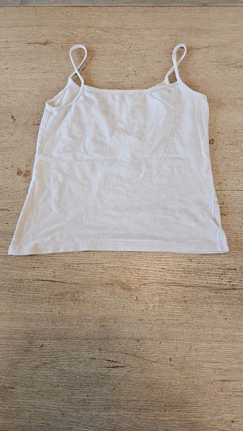 Débardeur gris clair très élastique, Pure Basic, 14 ans