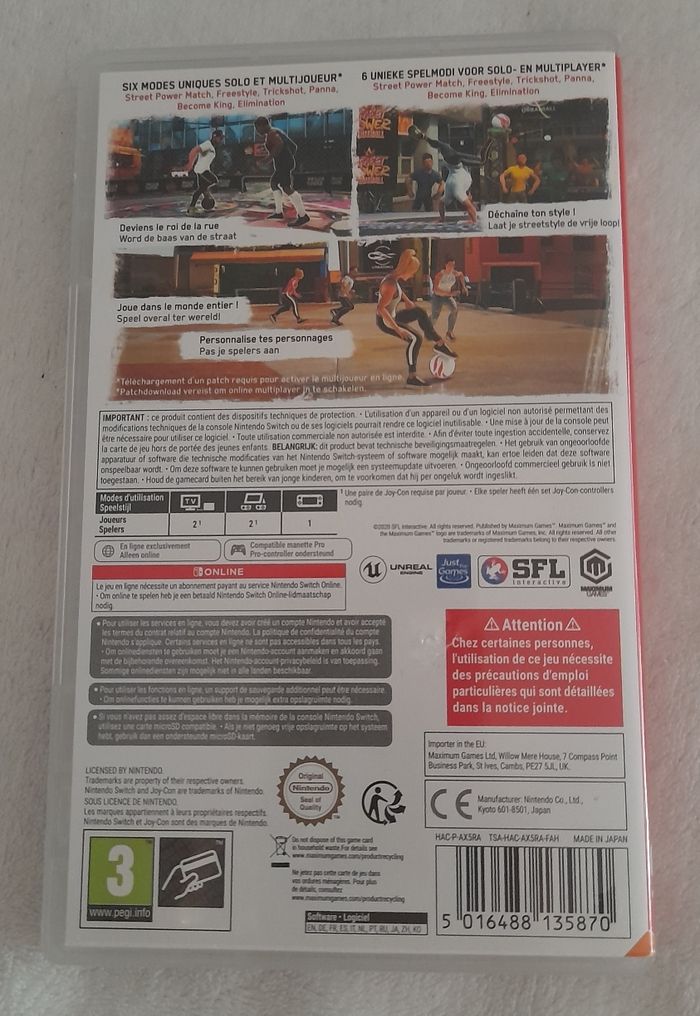 Jeu Switch Street Power Football - photo numéro 2