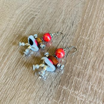 Boucles d’oreilles pendantes 🌸