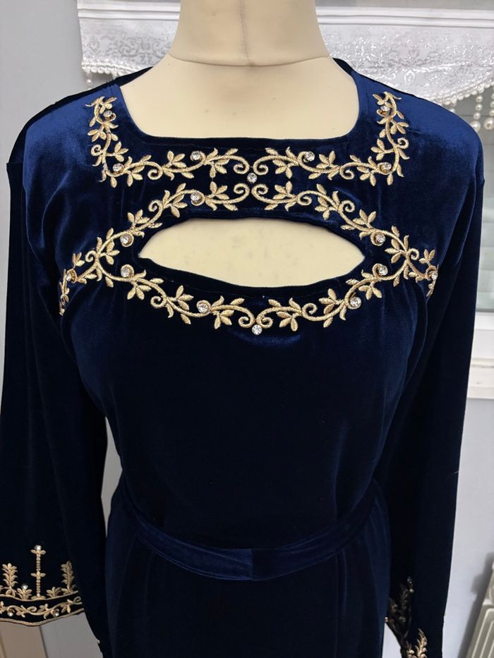 Caftan moderne bleu - photo numéro 2