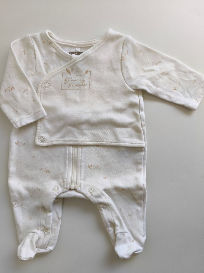 Lot de 2 pyjamas naissance - photo numéro 3