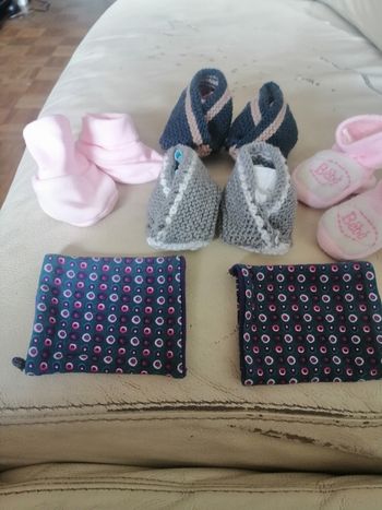 Lot de chaussons nouveau né