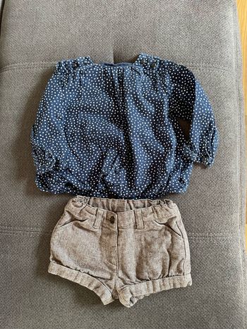 Short blouse 9 mois